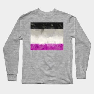 Ace Pride Flag - Water color Long Sleeve T-Shirt